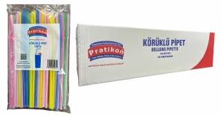 Körüklü Pipet 100 Adetli